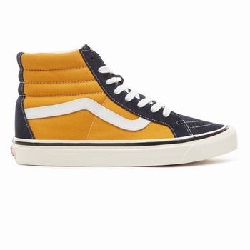 Vans Suede Anaheim Factory Sk8-Hi 38 - Naisten Korkeavartiset tennarit - Laivastonsininen